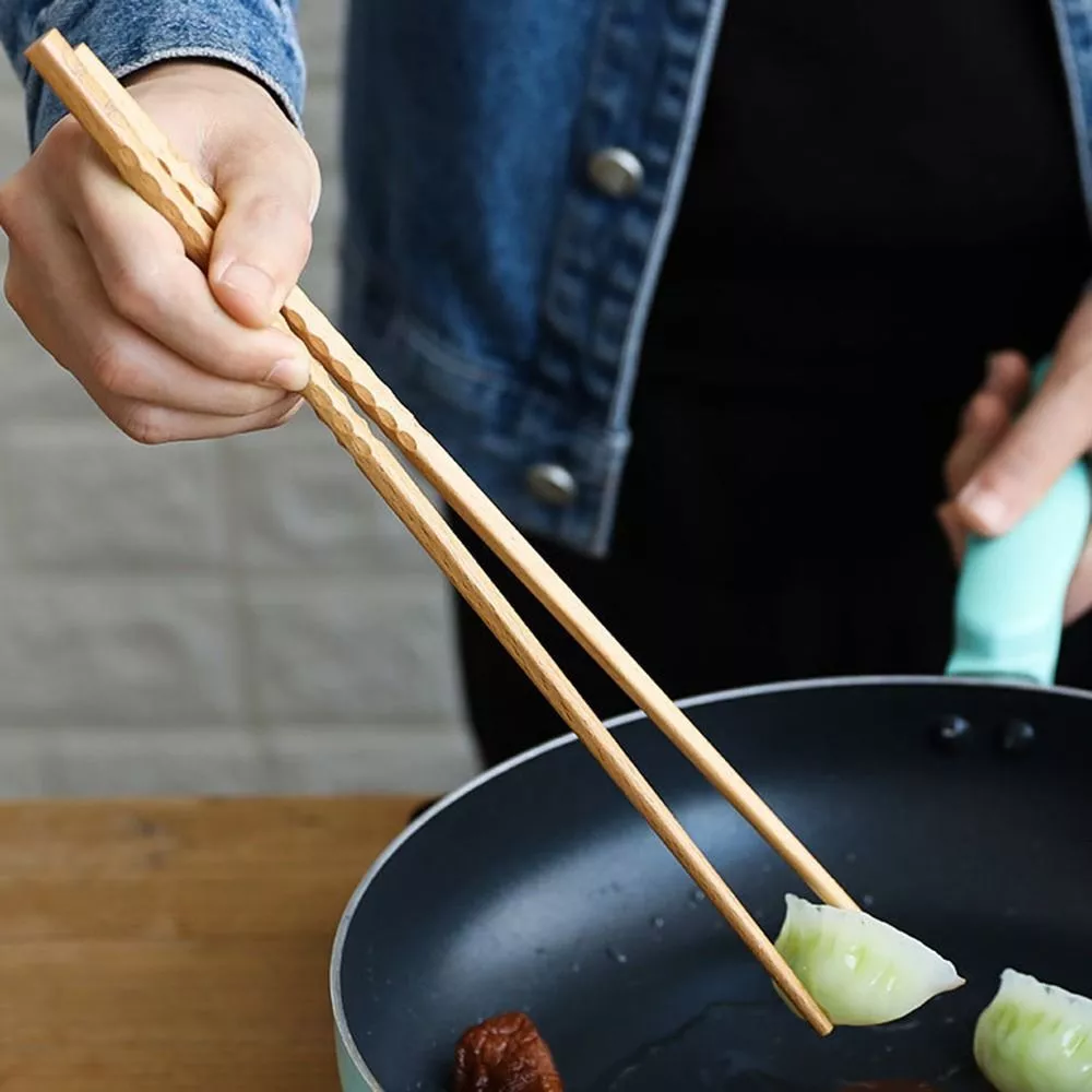 Wooden Extra Long Cooking Accessories Chopsticks Kitchen Utensils