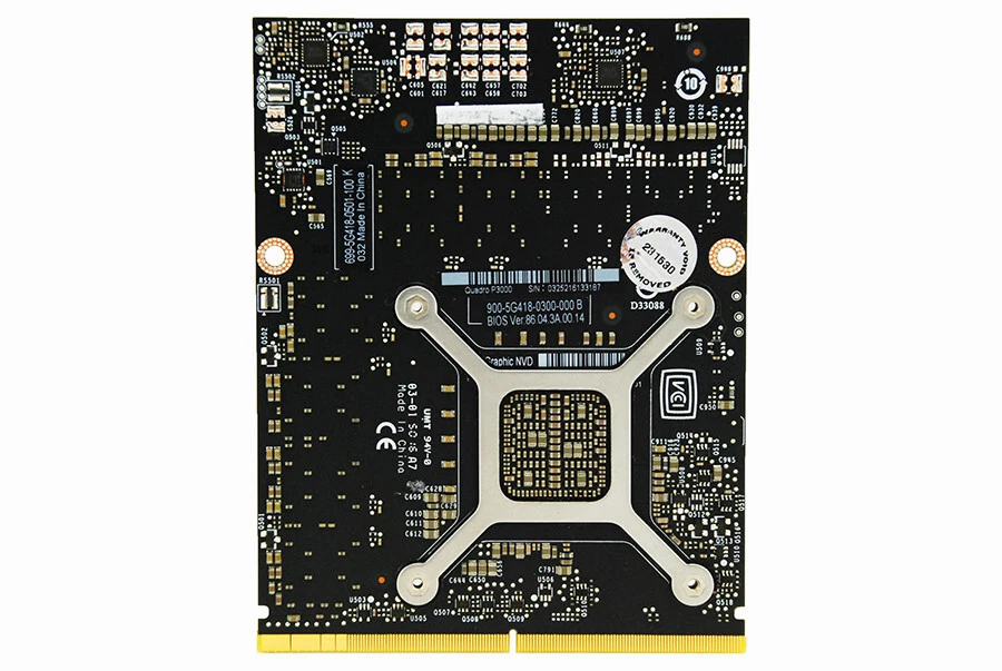 CLEVO P570WM3;NVIDIA Quadro P3000 (N17E-Q1);6GB GDDR5; 1280 CUDA; MXM 3.1; 16nm; - Image 2 of 2
