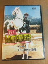 The Lone Ranger (DVD, 2004) 3- episodes starring Clayton Moore