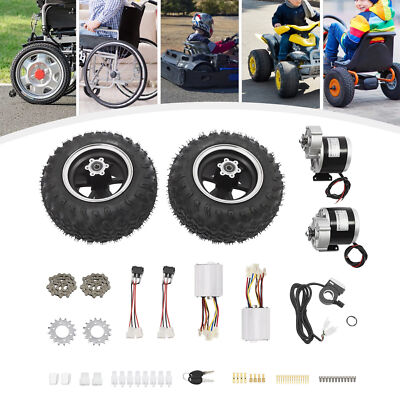 36V 350W Double Wheel Motor Drive Wheel Conversion Kit For Small Go-Karts