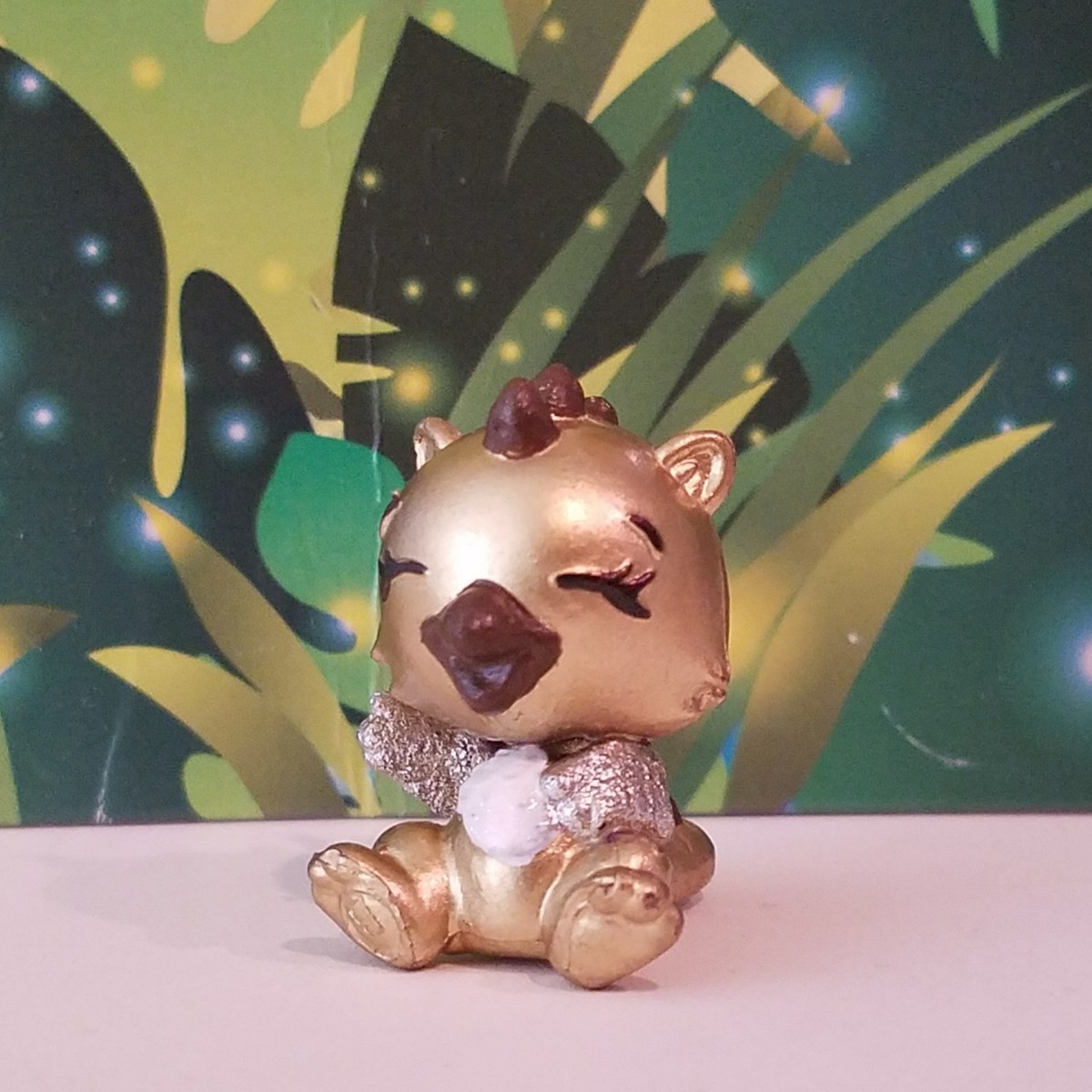 Hatchimals Colleggtibles-REPAINT Golden Giggling Draggle w/hatchable golden  egg - Main Image