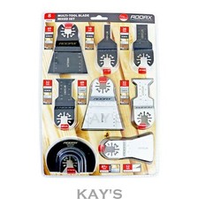 MULTITOOL KLINGE 8-TEILIGES SET RADIAL GROB FEIN BÜNDIG SCHNITT METALL HOLZ MT8PSET    