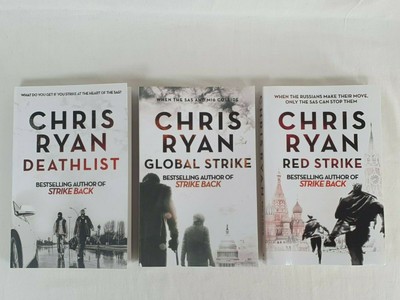 Chris Ryan Deathlist, Global Strike und Red Strike Bücher Serie Set 3 Bücher