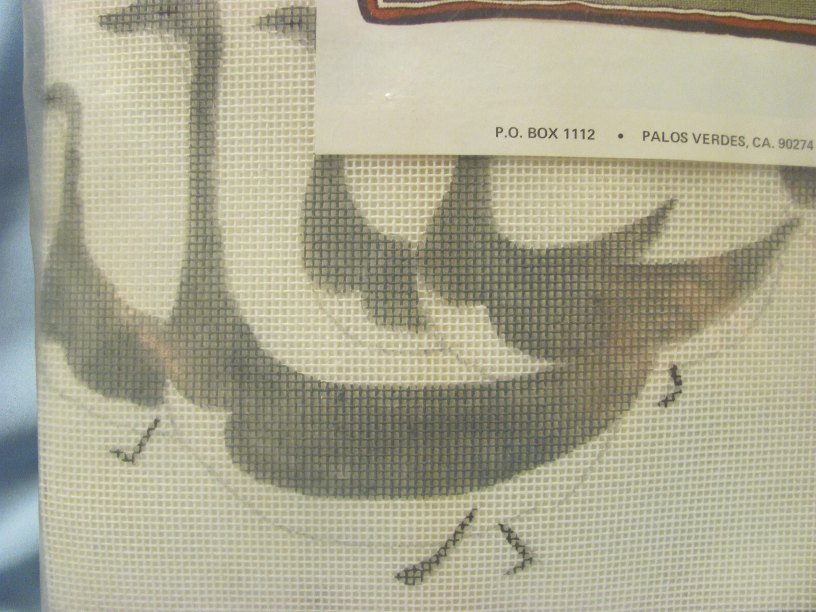 Vintage JLT Painted Canvas Needlepoint Kit ESKIMO GEESE A30 eBay