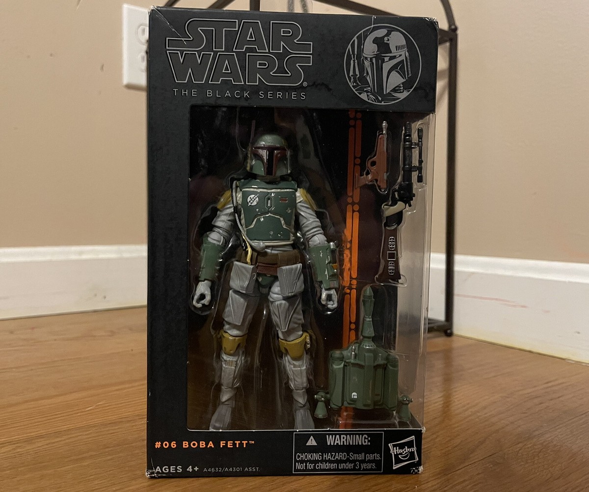 Hasbro Star Wars Black Series #06 Boba Fett Orange AUTHENTIC