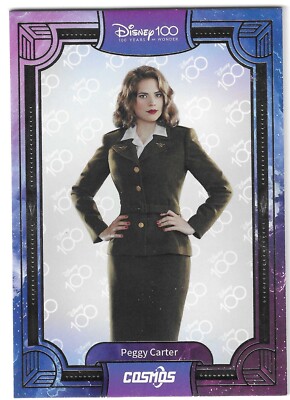 PEGGY CARTER 2023 KAKAWOW COSMOS DISNEY 100 ALL-STAR BASE CDQ-B-310
