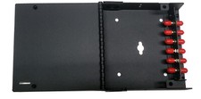 6 Fiber Wall Mount w/ 6 ST/UPC Simplex Adapters, SInglemode/Multimode Patch Only
