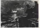 1956 WW2 Navy Battle Feat Ship Sailors Military weapon War OLD Russian Postcard