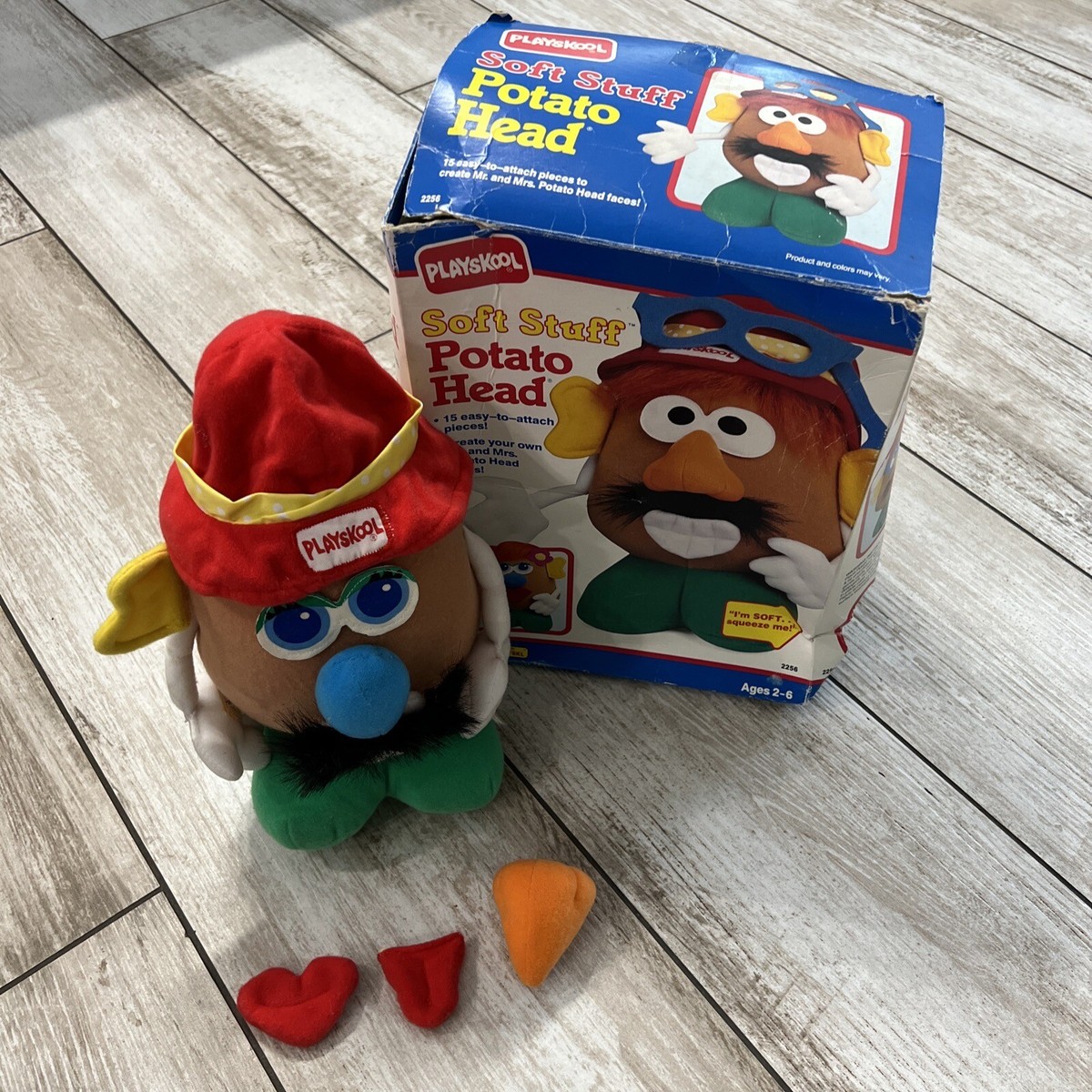 RARE Playskool Soft Stuff Potato Head IN ORIGINAL BOX Vintage 1992 *READ*