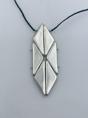 Jill Platner Authentic Sterling Silver Hand Made Long Triangular