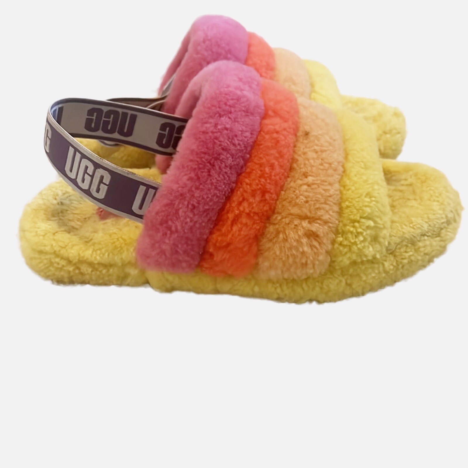 PANTOFOLA D’ORO ugg fluff scivolo giallo multi taglia 7