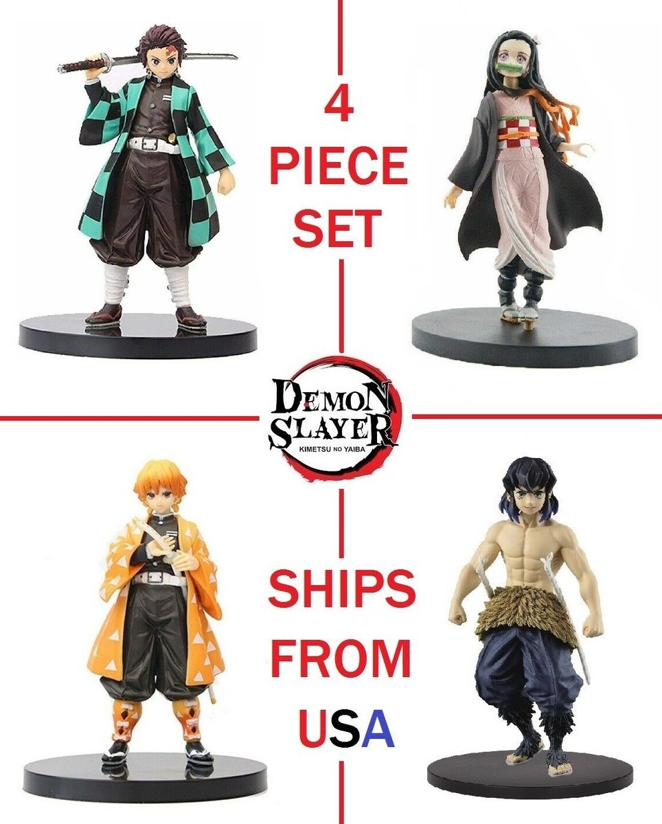 Tanjiro Nezuko Zenitsu Inosuke Demon Slayer Action Figure 6