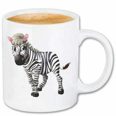 Kaffeetasse LUSTIGES ZEBRA LIFESTYLE FASHION STREET WEAR HIPHOP LEGENDARY SALSA