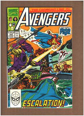 Avengers #322 Marvel Comics 1990 QUASAR CAPTAIN AMERICA ALPHA FLIGHT VF+ 8.5