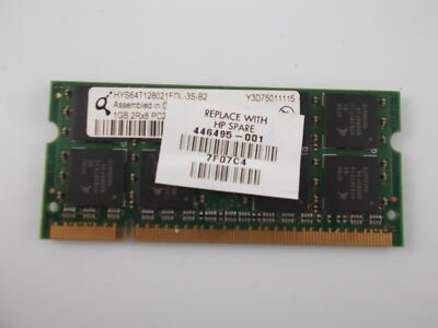 RAM Speicher SODIMM 1 GB PC2-5300S QIMONDA HYS64T128021EDL Original #7