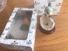 Border Fine Arts Studio Blue Tit & Robin Both Boxed