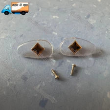 Replacement Screw-in Nose Pads For Lo uis Vuitton L V Sunglasses Eyeglasses Gold