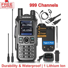 Baofeng UV-21R Dual Band UHF VHF Long Range Handheld Ham Radio Walkie Talkie VOX