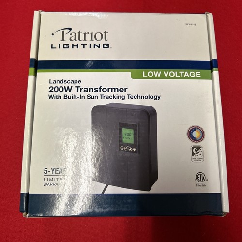 Patriot Lighting® 200W Low Voltage Landscape Lighting Transformer 343