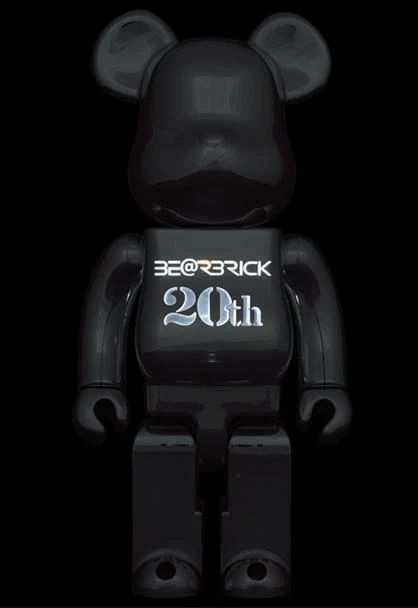BE@RBRICK 20th Anniversary DEEP CHROME 400% Bearbrick Medicom Toy