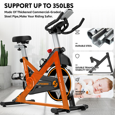 Fitness Bike Exercise Bike Indoor Cycling Stationary Bicycle Cardio Workout  Bike | eBay
