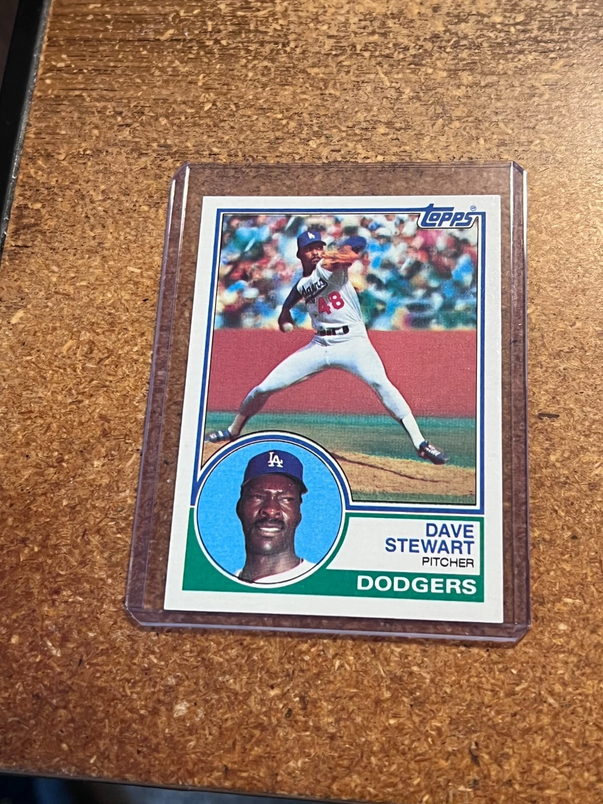 Dave Stewart trading card