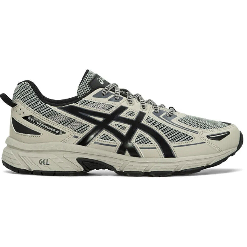 Asics Gel-Venture 6 Feather Grey Black Sneaker 1201A897-020 Asics Gel-Venture 6 Feather Grey Black Sneaker 1201A897-020
