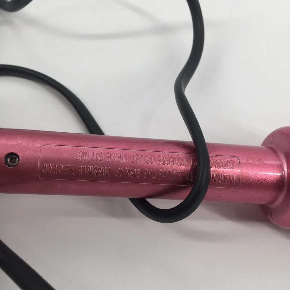 Hot Tools Pro Pink Titanium 3/4” - 1-1/4" Tapered Cone Hair Curling Iron HPK1852 - Imagem 4 de 4