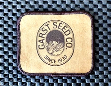 GARST SEED CO. SINCE 1930 SOYBEAN PRINTED SEW ON ONLY PATCH SYNGENTA 3" x 2 1/2"