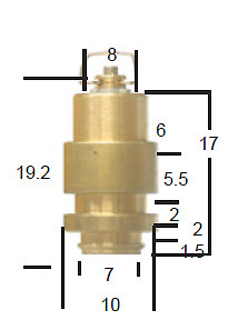 Genuine Mikuni TM33-8012 Pumper Size 1.5 Needle & Seat N133.200