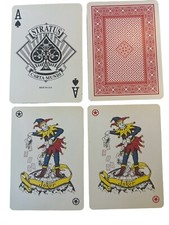 Stratus Playing Cards Carta Mundi Red Poker Size Two Jokers Made in USA
