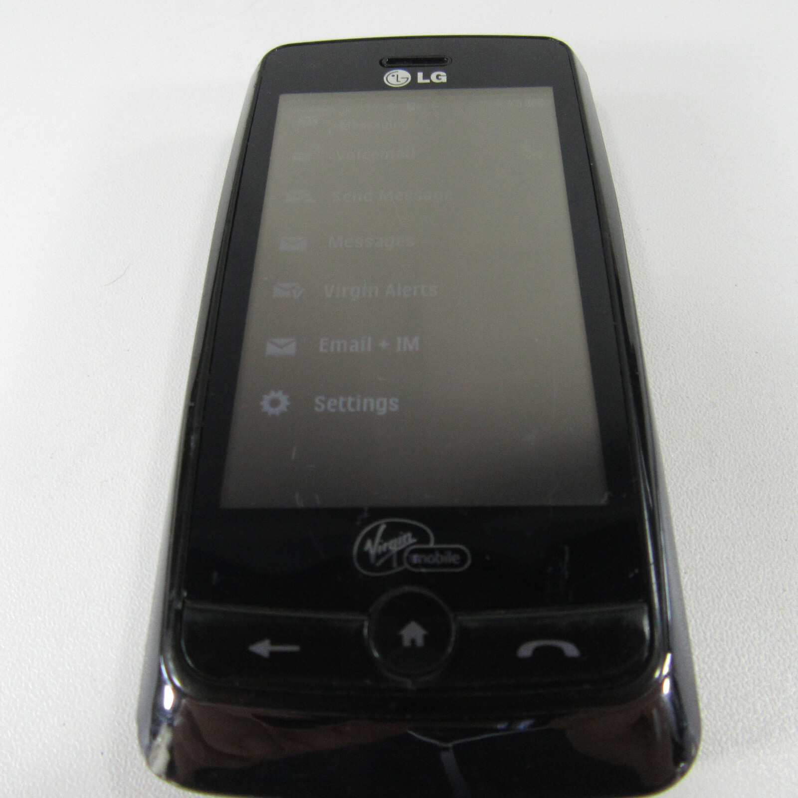 LG Rumor Touch VM510 - Cell Black (virgin Mobile ) Cellular Phone for sale  online | eBay