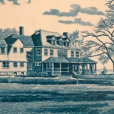 Carnation McNicol Souvenir Plate "Summer Home of President Taft Beverly MASS"