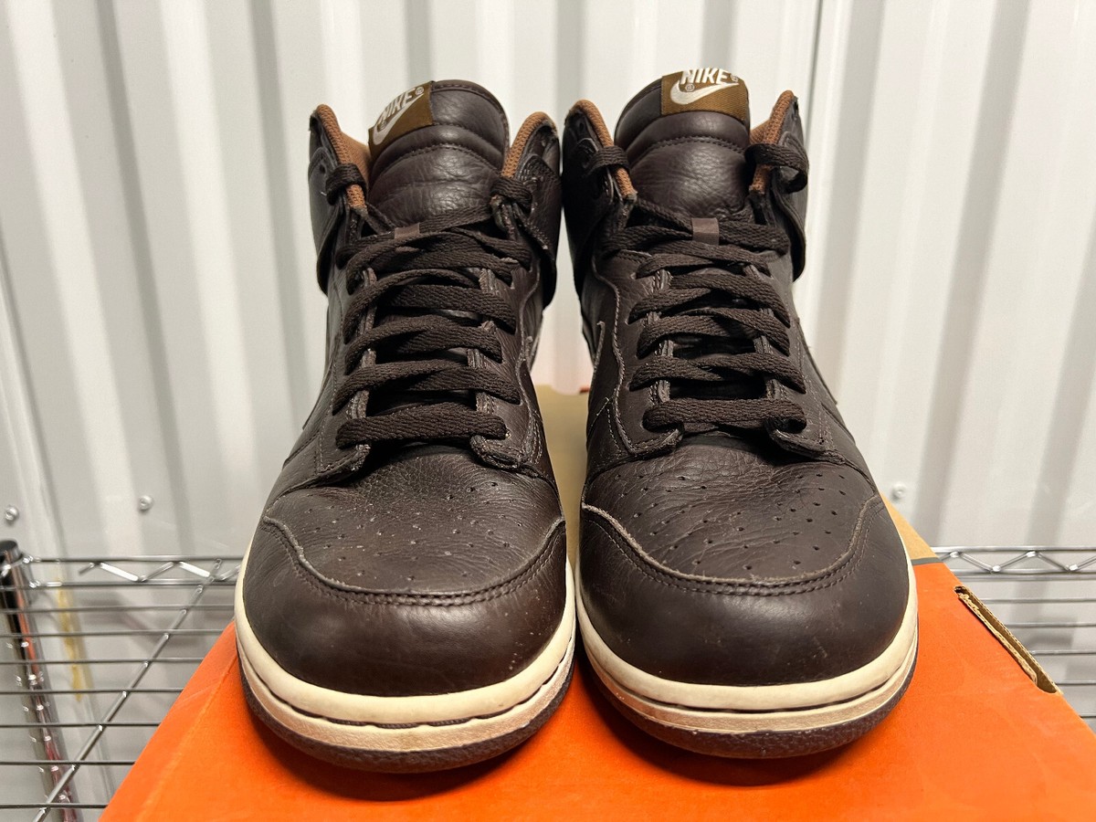 Size 11 - 2006 Nike Dunk SB High Premium Brown Leather Size 11 - 2006 Nike Dunk SB High Premium Brown Leather