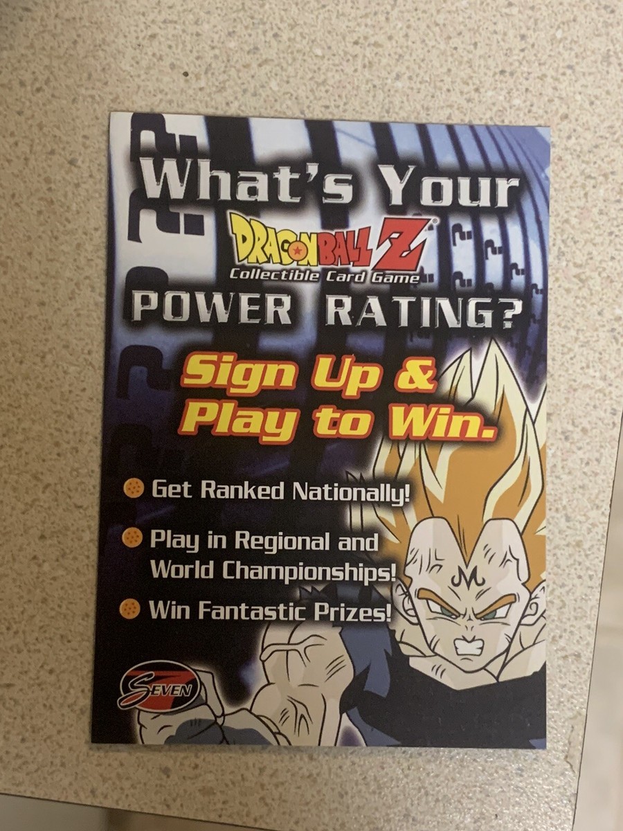 Dragon ball Z ccg what's your power rating promo card score 2003