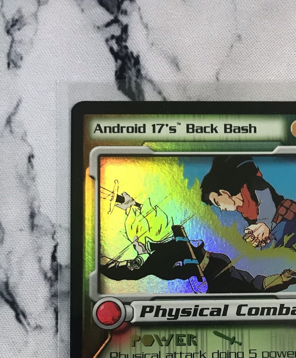 Dragon Ball Z CCG Android 17's Back Bash 37 UC Holo Foil Mint