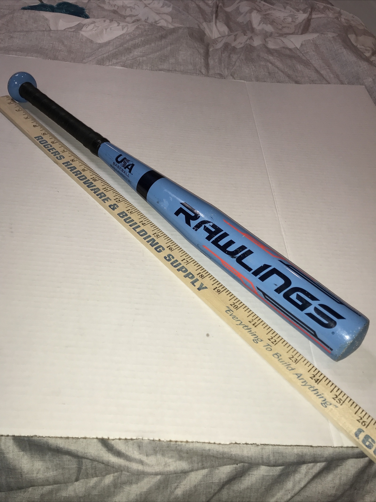 Batte De Baseball Rawlings USA – T Ball 26 Pouces, 15 Oz, Neuve