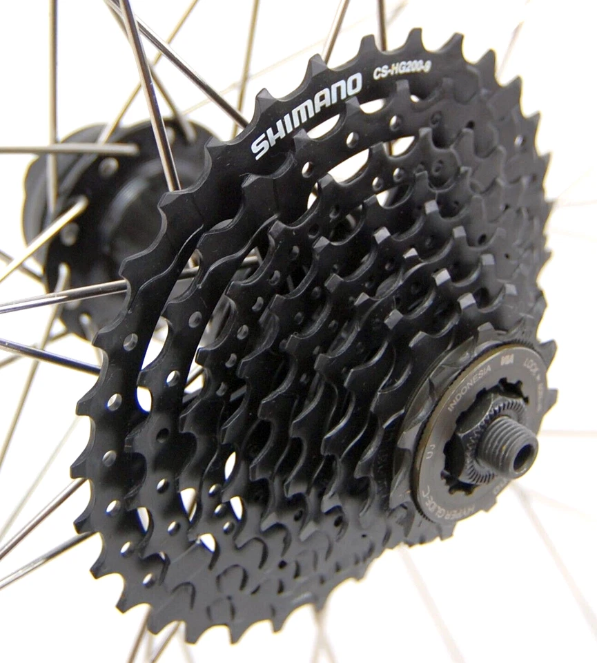 Hinterrad 28 Zoll / Kassette 9-fach + Schnellspanner Hohlkammerfelge schwarz - Bild 2 von 4