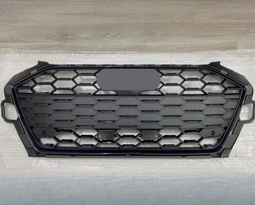 For Audi 2020 2021 2022 A4 S4 Grille S4 Style Black Honeycomb Front Bumper Grill - 第 2/4 張圖片