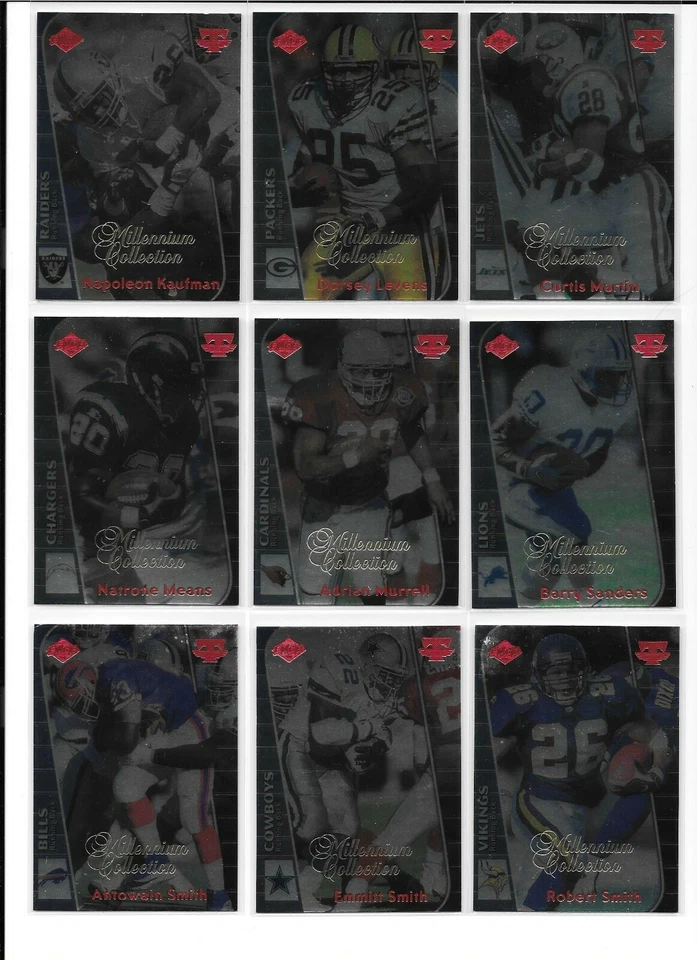 1999 Collector's Edge Triumph Millennium Collection Football Cards Choose / mb49 - Image 2 of 4