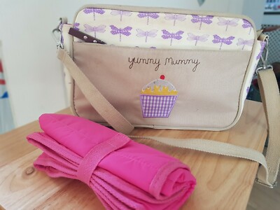 Pink Lining Yummy Mummy Bow Changing Bag UK