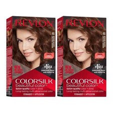 Revlon Hair Color - 46 Medium Golden Chestnut Brown Pack of 2