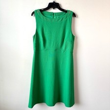 Tommy Hilfiger Logo Shoulder Fit And Flare Dress Green 12