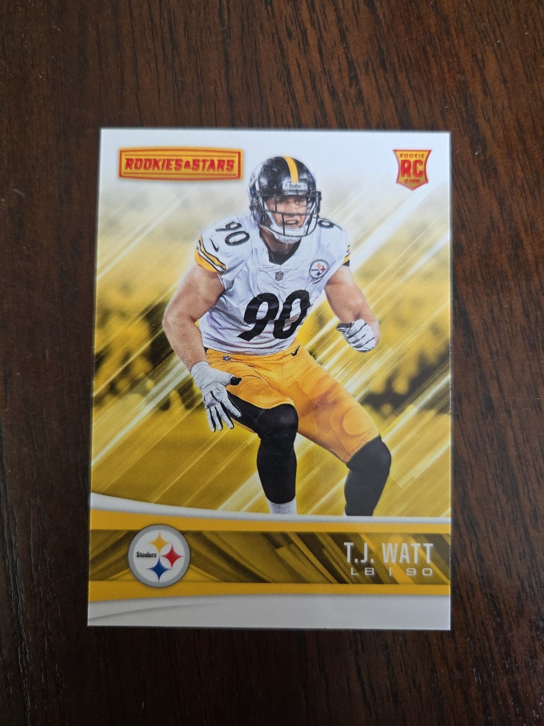TJ Watt Panini Rookies & Stars #230 Red