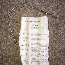 Vintage 12  Petri Camera Shutter Release Cable W Instructions Packaging Untested