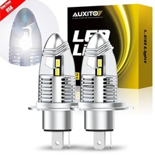 H4 Led Headlight Bulbs Kit 480000lm Super Bright 6000k White Highlow Beam 2-10x