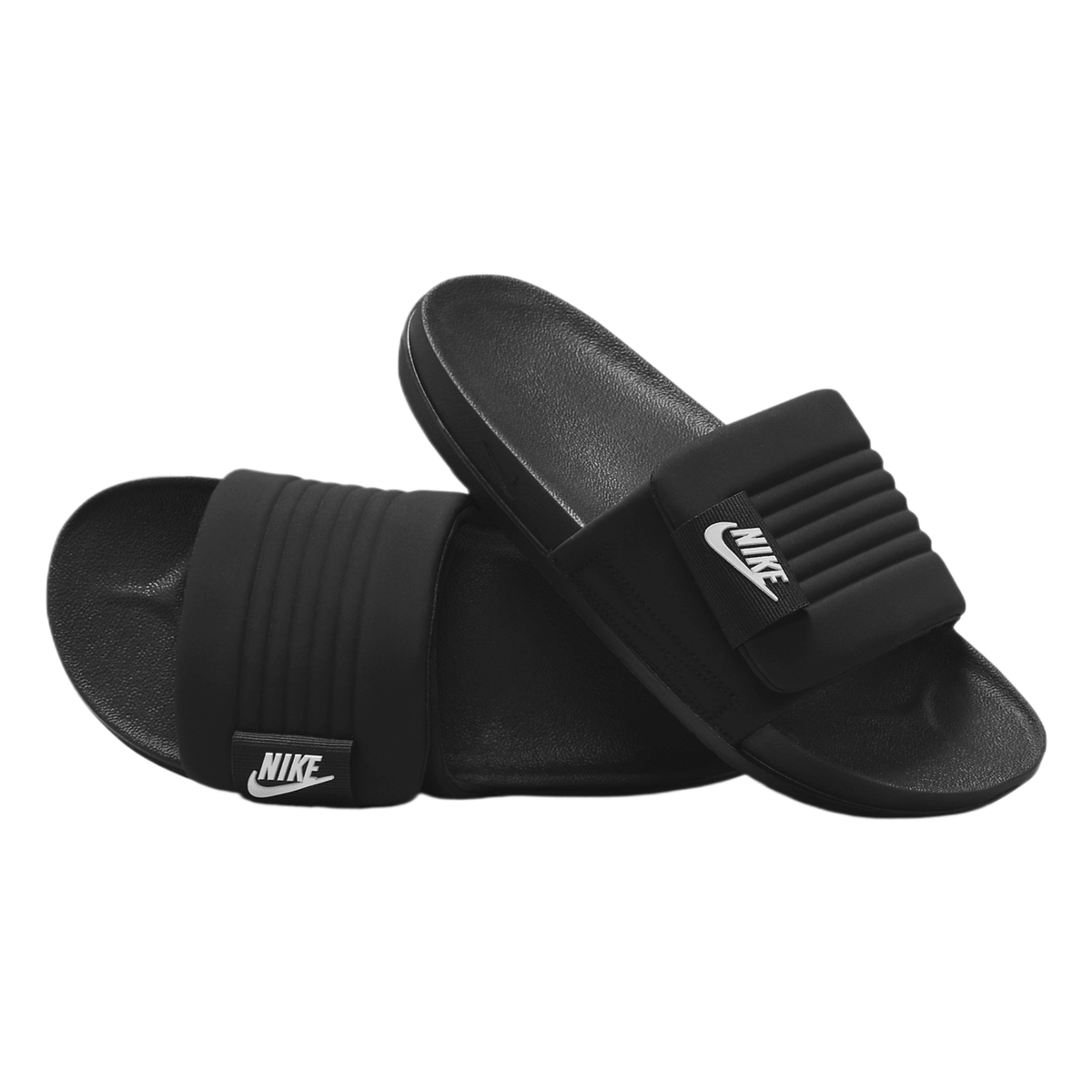 ☆NIKE OFFCOURT ADJUST☆ Nike Offcourt Adjust Men's Slides (Black/Black/White) | eBay