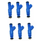 Set of 6 Upgrade Fuel Injectors For BMW 325i 325iS 325iX M20 2.5 L6 028015588