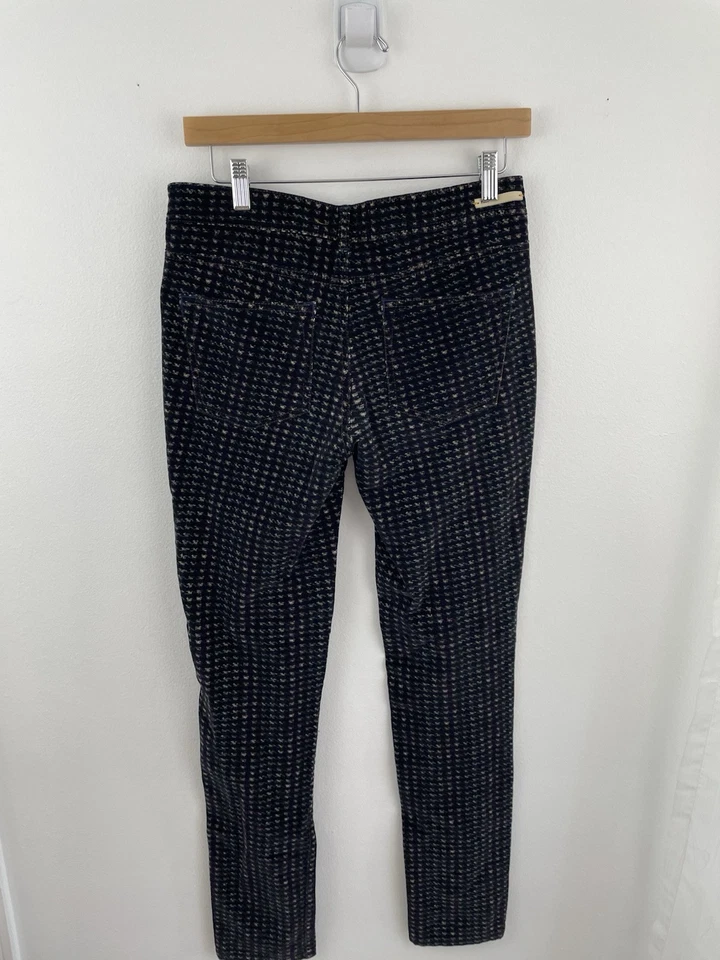 Pantalones para mujer Pilco Letterpress 28 negro púrpura pana hasta el tobillo 28’s Foto 4 de 4