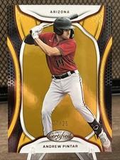 Andrew Pintar 2023 Panini Certified Baseball Gold /25 #21